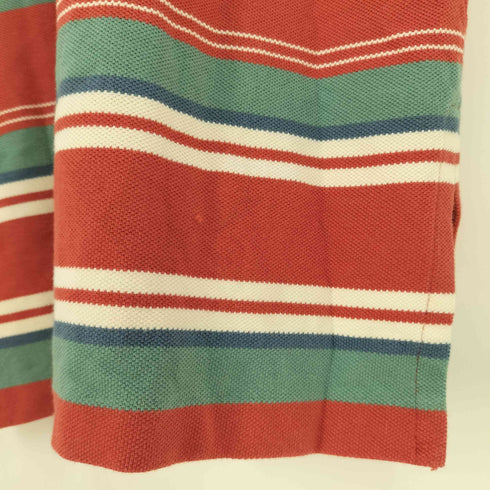 ポロバイラルフローレン Polo by RALPH LAUREN ポニー刺繍 ボーダー 鹿の子 ポロシャツ メンズ import:S