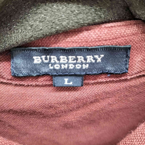 バーバリーロンドン BURBERRY LONDON ホース刺繍ロゴ ポロシャツ メンズ L