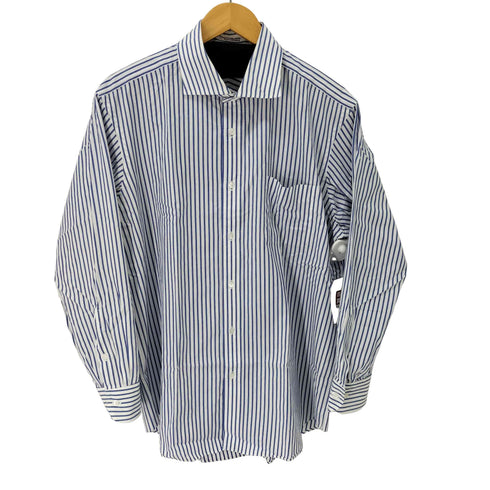 バーバリーロンドン BURBERRY LONDON ロングスリーブ ストライプシャツ メンズ 43-84