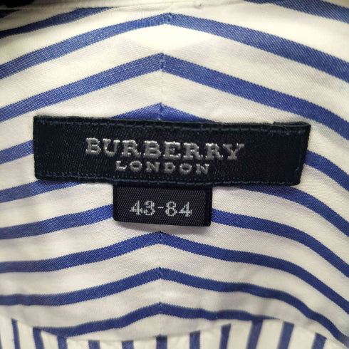 バーバリーロンドン BURBERRY LONDON ロングスリーブ ストライプシャツ メンズ 43-84