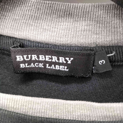 バーバリーブラックレーベル BURBERRY BLACK LABEL フェイクレイヤード ロングスリーブカットソー メンズ 3
