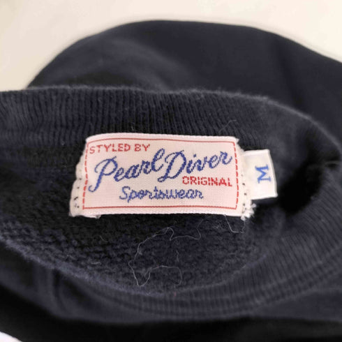 パールダイバー pearl diver ロゴプリント スウェット Tシャツ レディース import:M