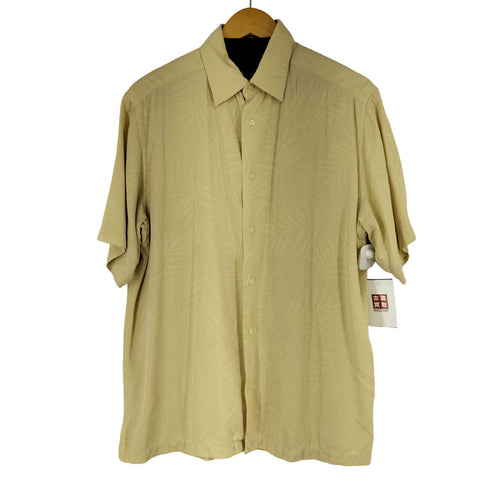 クレイボーン Claiborne シルク100% 総柄シャツ メンズ JPN:M