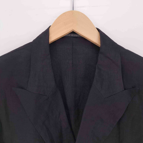ヨウジヤマモト Yohji Yamamoto 24SS DOT GREY DISCHARGE PRINT 6B DOUBLE JACKET ドット ディスチャージ プリント ダブル ジャケット レディース JPN:2
