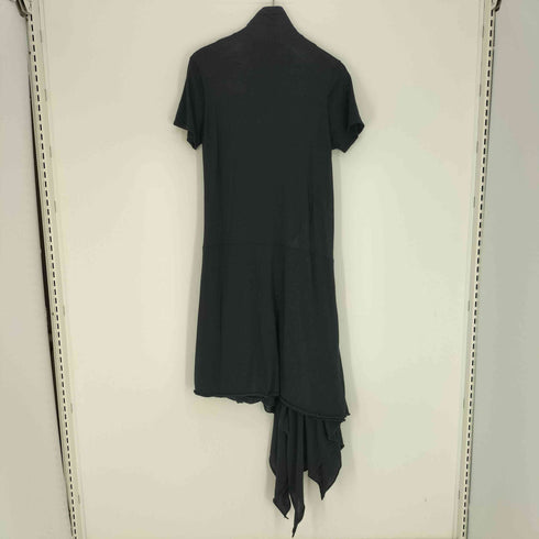 レギュレーションヨウジヤマモト REGULATION Yohji Yamamoto 23AW HIGH TWISTED COTTON R-16G HIGH NECK DRESS ハイ ツイスト コットン ハイネック ドレス ワンピース レディース JPN:2