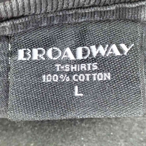 ブロードウェイ BROADWAY プリントクルーネックTシャツ メンズ JPN:L