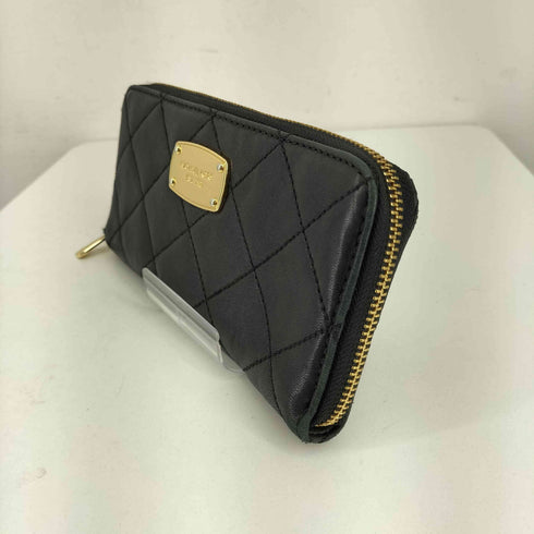 マイケルコース Michael Kors キルティング レザー ジップ アラウンド 長財布 レディース