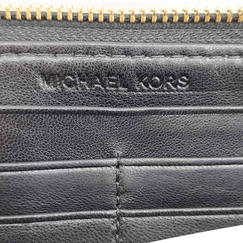 マイケルコース Michael Kors キルティング レザー ジップ アラウンド 長財布 レディース