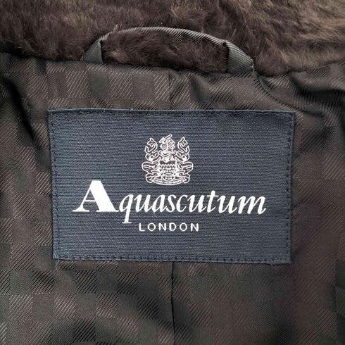 アクアスキュータム AQUASCUTUM ファー切り替えジップアップベスト レディース 7F
