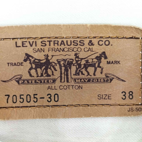 リーバイス Levis 90S 70505 コットンサテン トラッカージャケット メンズ UK:38