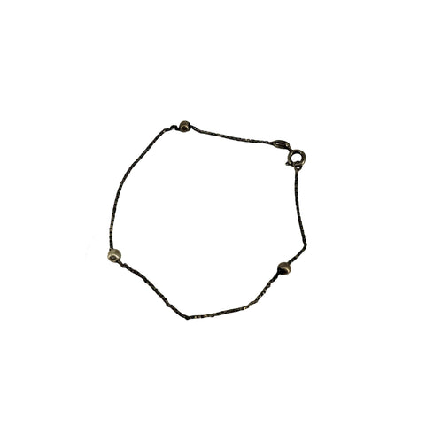 925 Silver Stoe Bracelet レディース