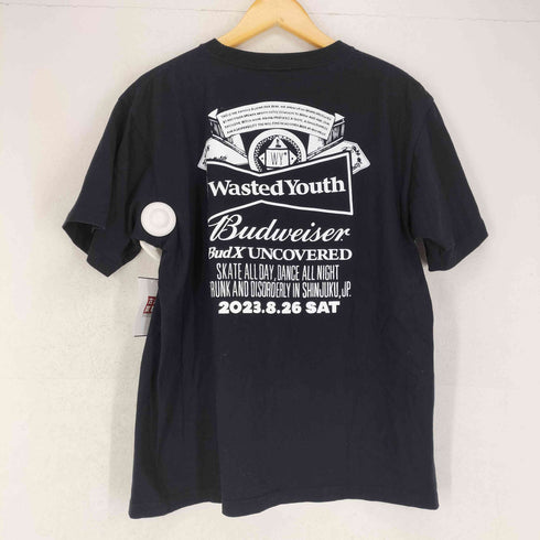 ウェイステッドユース WASTED YOUTH 両面プリント半袖Tシャツ カットソー メンズ JPN:L