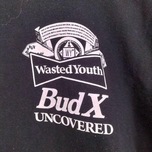 ウェイステッドユース WASTED YOUTH 両面プリント半袖Tシャツ カットソー メンズ JPN:L