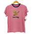 リトルサニーバイト little sunny bite boring ラメ キャラクタープリント リンガーTシャツ レディース