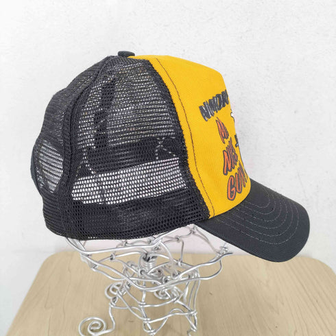 USA製 NO MORE Mr.NICE GUY 発泡プリント スナップバック メッシュキャップ メンズ