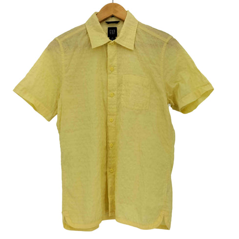 ギャップ Gap CLASSIC FIT シアサッカー 半袖シャツ メンズ JPN:XS