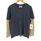 アディダスオリジナルス adidas Originals CHARR コラボ 背面 ロゴ デザイン フェイクレイヤード クルーネック L/S Tシャツ メンズ JPN:S