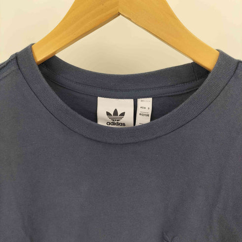 アディダスオリジナルス adidas Originals CHARR コラボ 背面 ロゴ デザイン フェイクレイヤード クルーネック L/S Tシャツ メンズ JPN:S