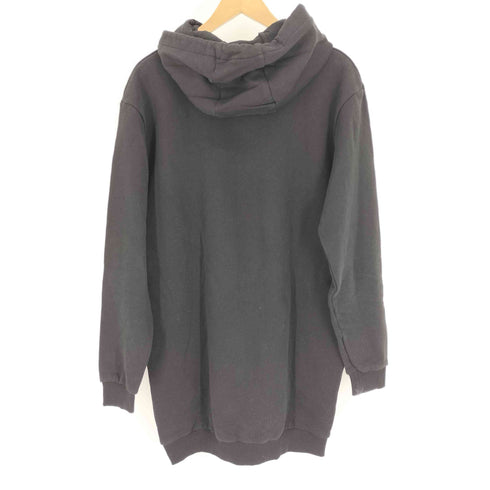 ヴェルサスヴェルサーチ VERSUS VERSACE イタリア製 ひび割れ加工 ロゴ プリント プルオーバー ワンピース レディース import:XS