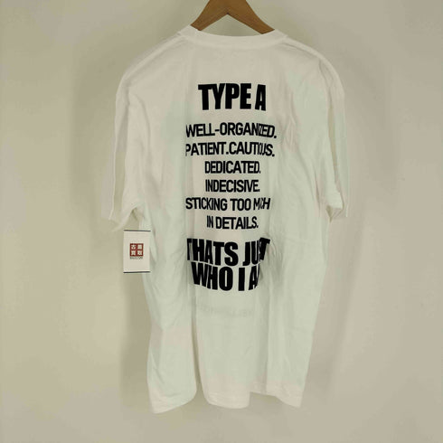 イエロー YELLO BLOOD TYPE A プリント Tシャツ メンズ