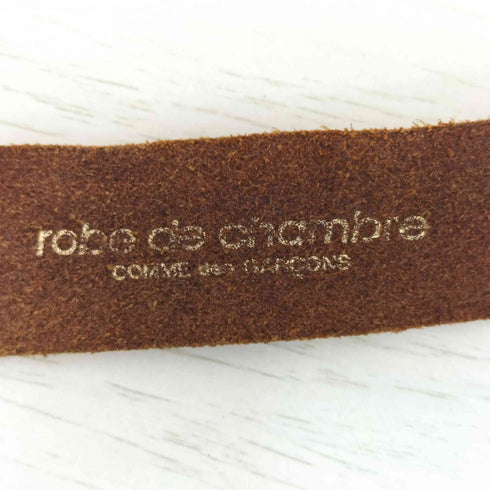 ローブドシャンブルコムデギャルソン robe de chambre COMME des GARCONS レザー ガチャベルト レディース