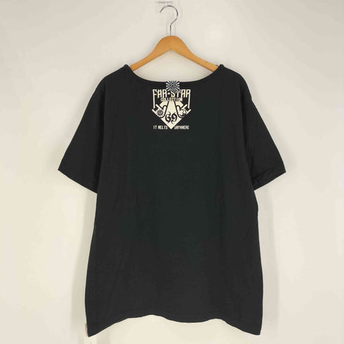 FARSTAR イチゴ 目 グラフィック プリント Tシャツ メンズ