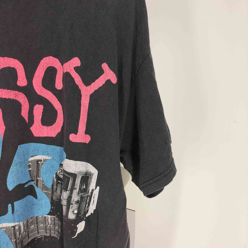 ステューシー Stussy NEW YORK ガール プリント Tシャツ メンズ import:L