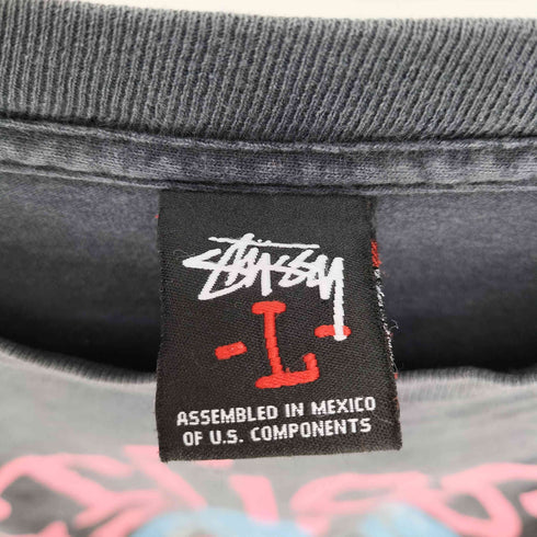 ステューシー Stussy NEW YORK ガール プリント Tシャツ メンズ import:L