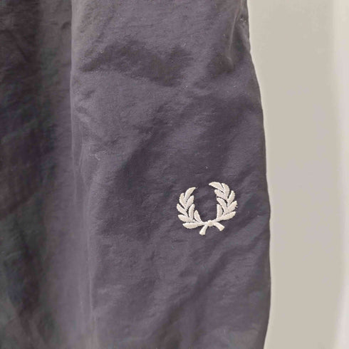 フレッドペリー FRED PERRY SPORTSWEAR ワンポイントロゴ刺繍 裏起毛ナイロンジョガーパンツ メンズ JPN:L