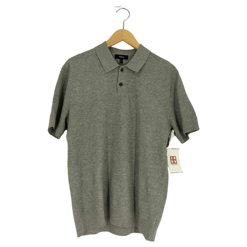 セオリー theory Light Bilen Goris Grid Polo Sweater ニットポロシャツ メンズ JPN:S