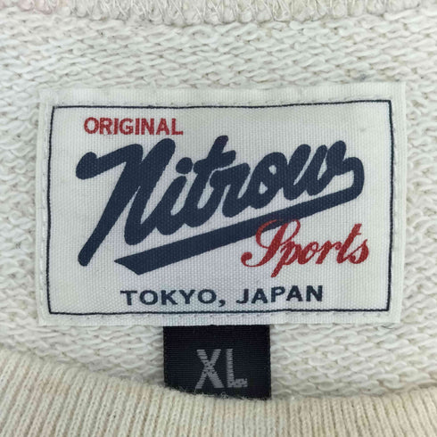 ナイトロウ NITROW フロントプリント スウェット Tシャツ メンズ JPN:XL