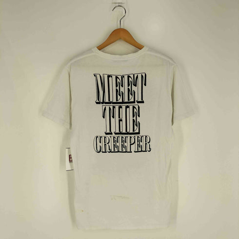 ヒステリックグラマー HYSTERIC GLAMOUR MEET THE CREEPER ヒスガール プリント Tシャツ メンズ JPN:M
