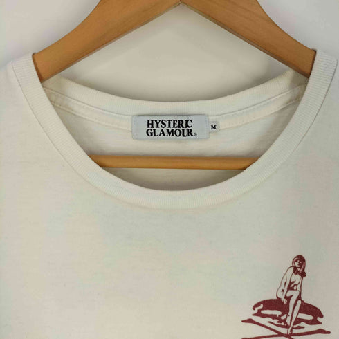 ヒステリックグラマー HYSTERIC GLAMOUR HIGH VOLTAGE 刺繍 プリント Tシャツ メンズ JPN:M