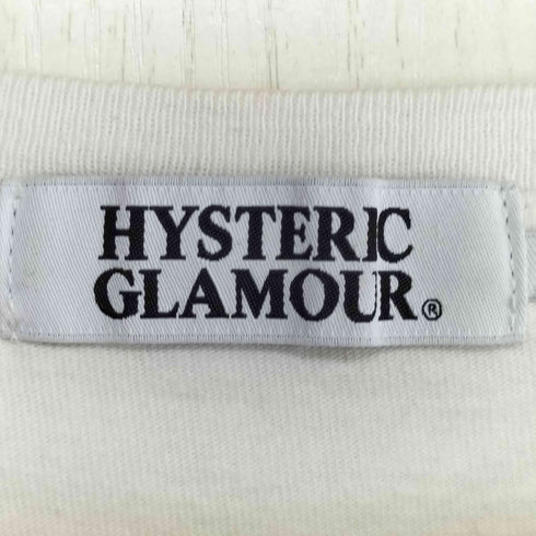 ヒステリックグラマー HYSTERIC GLAMOUR HIGH VOLTAGE 刺繍 プリント Tシャツ メンズ JPN:M