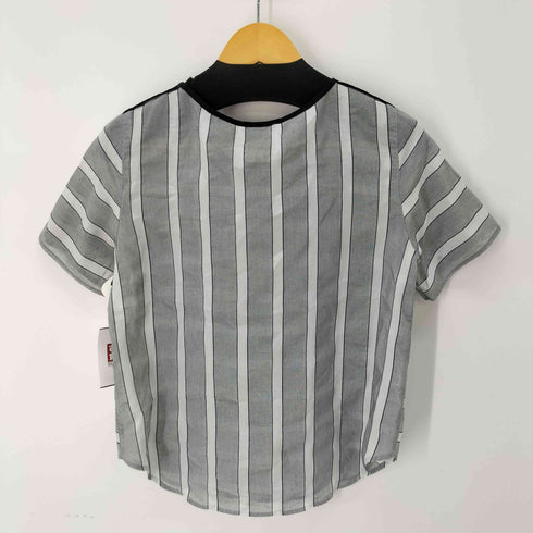 ポールスミスブラック Paul Smith BLACK シアーボーダーカットソー レディース 40