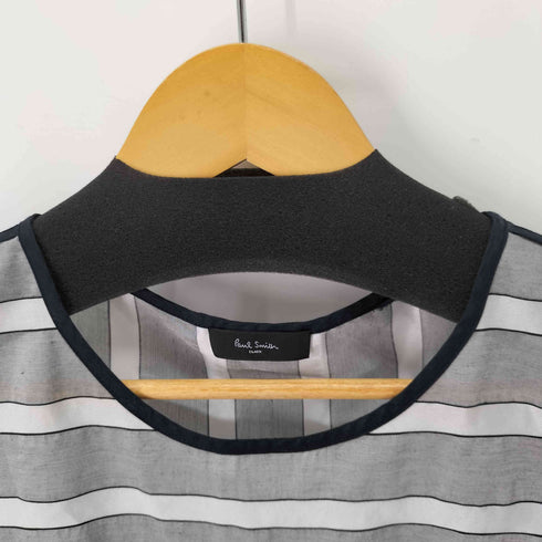 ポールスミスブラック Paul Smith BLACK シアーボーダーカットソー レディース 40