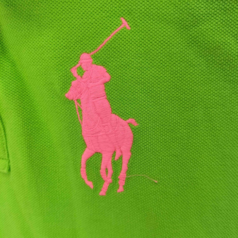 ラルフローレン RALPH LAUREN ポニー刺繍 鹿の子ポロシャツ レディース S
