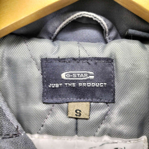 ジースターロー G-STAR RAW JUST THE PRODUCT 袖ロゴ ミリタリーコート メンズ S