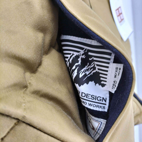 マウントレーニアデザイン MT.RAINIER DESIGN ウールナイロン リバーシブルダウンベスト レディース
