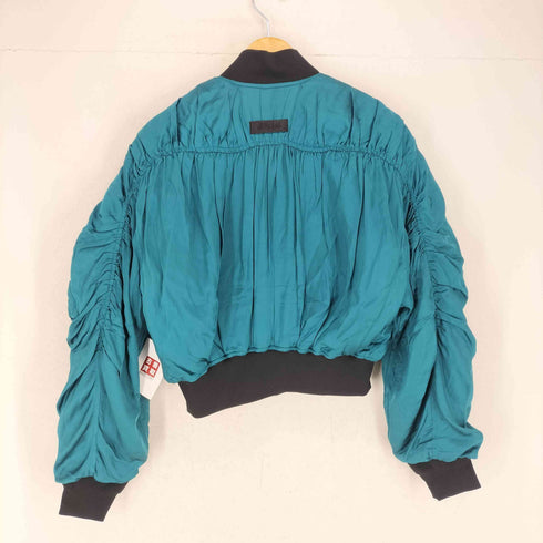 ディーゼル DIESEL サテンボンバージャケット レディース import:XS