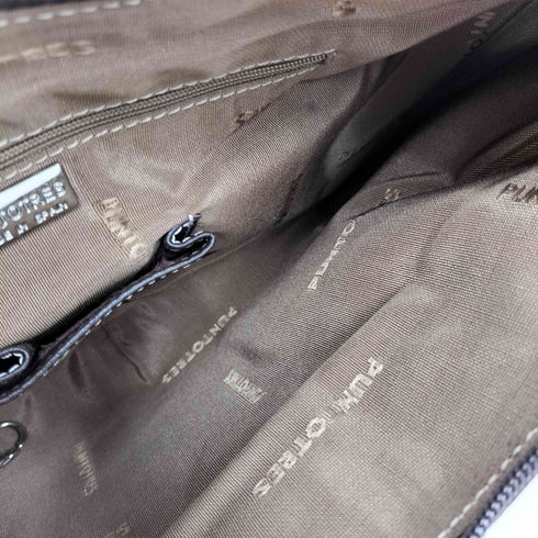 PUNTOTRES シボレザーショルダーバッグ レディース