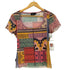 デシグアル Desigual ジオメトリックパッチTシャツ シアー レディース import:M