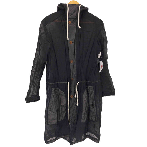 ブラックコムデギャルソン BLACK COMME des GARCONS シースルーコート シースルーモッズコート メンズ JPN:M