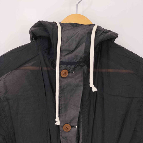 ブラックコムデギャルソン BLACK COMME des GARCONS シースルーコート シースルーモッズコート メンズ JPN:M