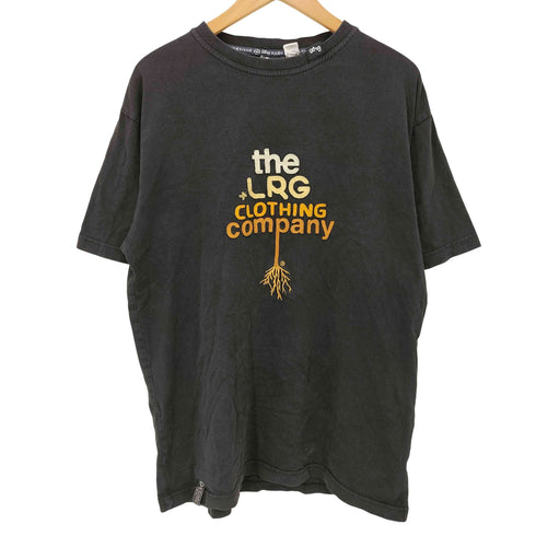 エルアールジー LRG フェルト ツリー 刺繍 S/S クルーネック Tシャツ メンズ import:L
