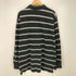 ポロバイラルフローレン Polo by RALPH LAUREN ポニー 刺繍 L/S ボーダー ポロシャツ メンズ import:XL