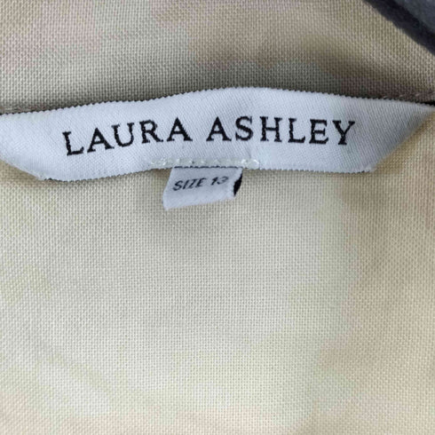 ローラアシュレイ LAURA ASHLEY リネン混 七分袖 シャツ レディース 13