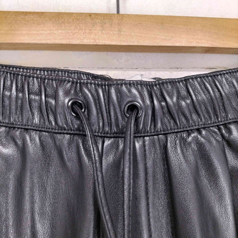 ザラ ZARA フェイクレザー2タックイージーパンツ レディース JPN:XS