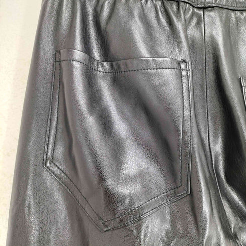 ザラ ZARA フェイクレザー2タックイージーパンツ レディース JPN:XS