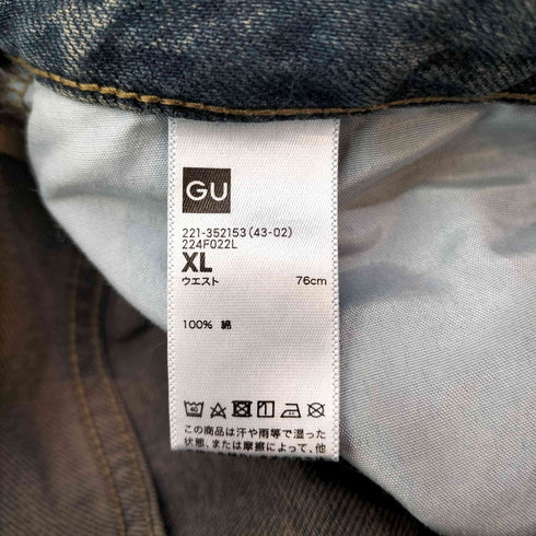 ジーユー GU バレルレッグジーンズ レディース JPN:XL